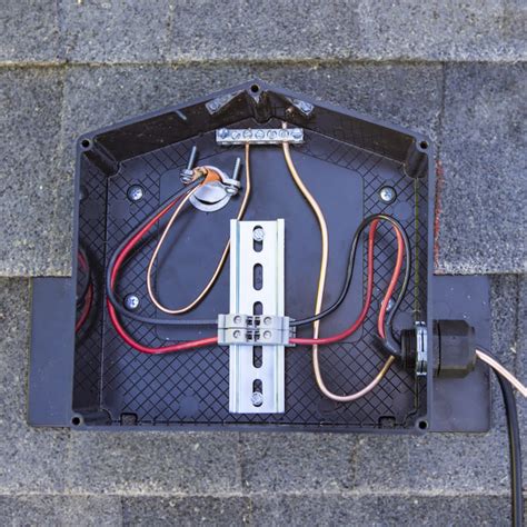 solar panel modual junction box|roof mount solar junction box.